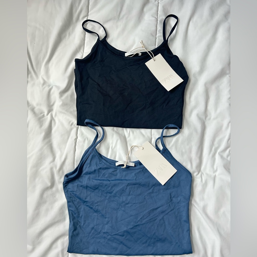 2 pc. Zara sleek tank tops